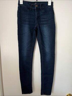 Skinny Stretch Denim Jeggings So Dark Blue Women's Size 5
